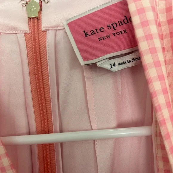 Kate Spade Gingham Burnout Dress - Picture 4 of 4